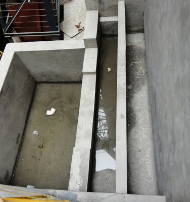 窯氣洗滌沉降池